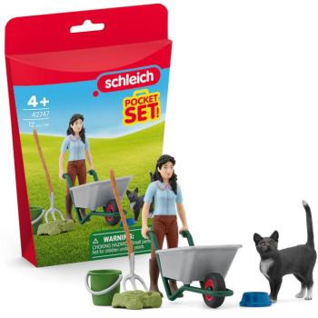 Schleich: Almozó szett cicával (42747) kép