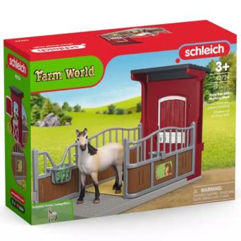 Schleich: Farm World - Istálló box Mustang ló figurával játékszett (42724) kép