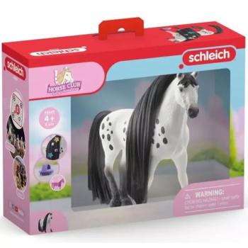 Schleich Horse Club: Sofia's Beauties - Knabstrupper csődör figura fésülhető sörénnyel (42622) kép