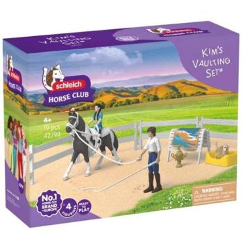 Schleich: Horse Club Kim lovaglóedzése játékszett (42799) kép