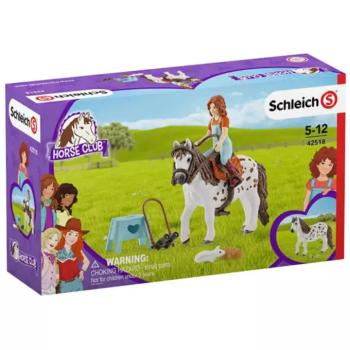 Schleich: Horse Club - Mia és Spotty játékszett ló figurával (42518) kép