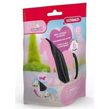 Schleich Horse Club: Sofia's Beauties - Fekete sörény és farok kiegészítő szett (42649) kép