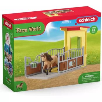 Schleich: Farm World - Pony box Izlandi póni mén szett (42609) kép