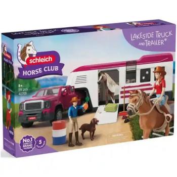 Schleich: Lószállító terepjáróval és lovakkal (42705) kép