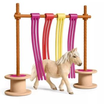 Schleich: Póni szalagfüggönnyel 42484 kép