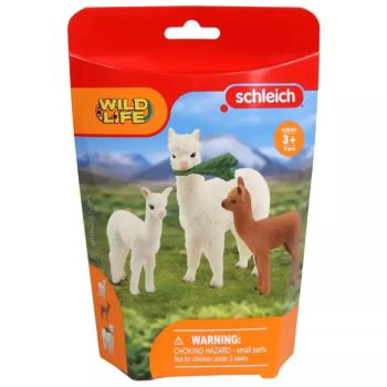 Schleich: Wild Life - Alpaka család figura szett (42544) kép