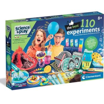 Science & Play: 110 legjobb kísérlet tudományos játékszett - Clementoni kép