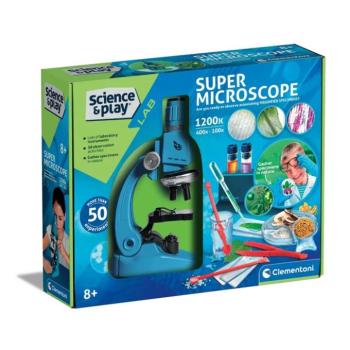Science & Play: 1200x szuper mikroszkóp építőkészlet - Clementoni kép