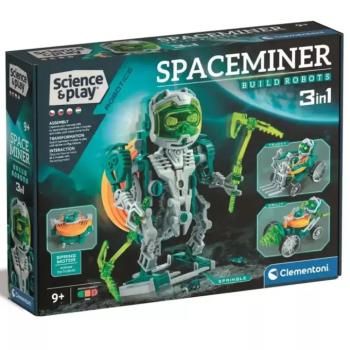Science & Play: 3 az 1-ben megépíthető űrbányász robot - Clementoni kép