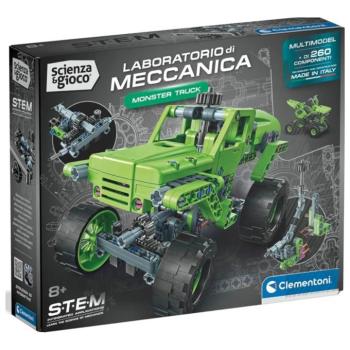 Science & Play: Mechanikai műhely - Monster truck építőkészlet - Clementoni kép
