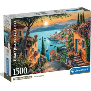 Séta a kikötőben HQC 1500db-os compact puzzle - Clementoni