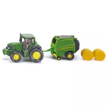 SIKU John Deere traktor körbálázóval 1/72 kép