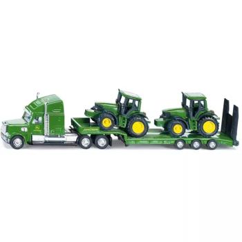 SIKU Kamion John Deere traktorokkal játékszett 1/87 kép