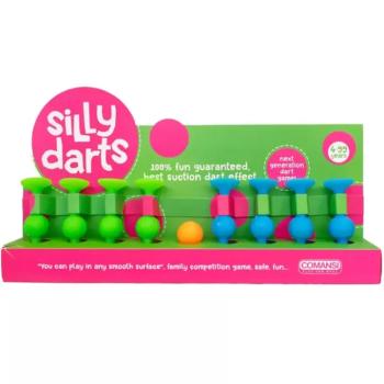 Silly Darts: Tapadós ügyességi célbadobó játék