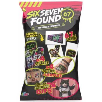 Six-Seven Found matrica és tetoválás meglepetés csomag kép
