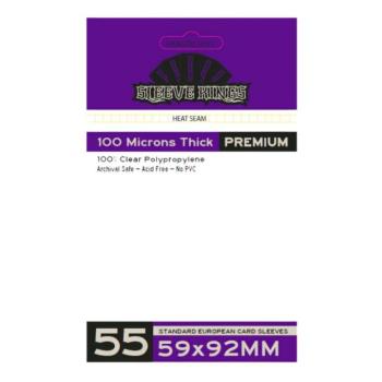 Sleeve Kings Euro kártyavédő (55 db-os csomag) 59 x 92 mm kép