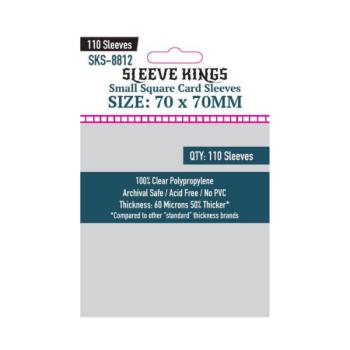 Sleeve Kings Kis négyzet kártyavédő (110 db-os csomag) 70 x 70 mm kép