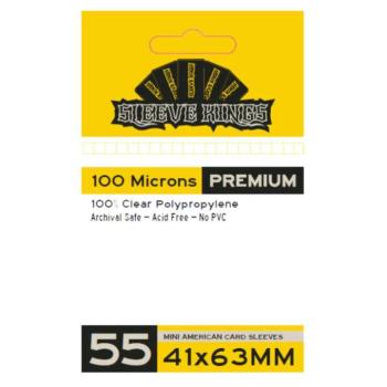 Sleeve Kings mini kártyavédő (55 db-os csomag) 41 x 63 mm kép
