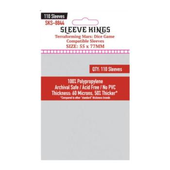 Sleeve Kings "Terraforming Mars - Dice Game" kártyavédő (110 db-os csomag) 55 x 77 mm kép