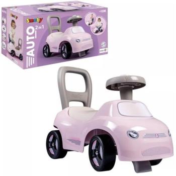 Smoby: Auto Ride-on átalakítható járássegítő bébitaxi - rózsaszín kép