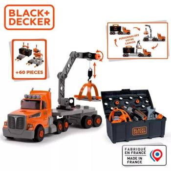 Smoby: Black and Decker összeépíthető kamion kép