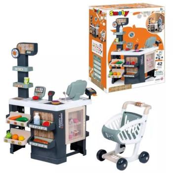 Smoby: Smarty Market játékbolt szett bevásárlókocsival kép