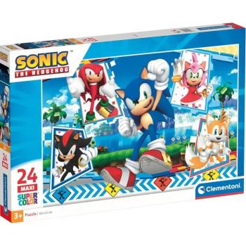 Sonic 24 db-os maxi supercolor puzzle - Clementoni kép
