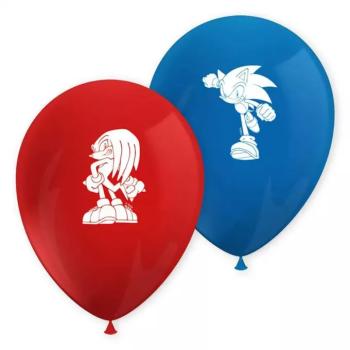 Sonic a sündisznó latex lufi 8db-os szett kép