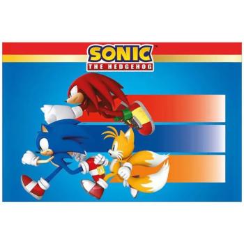 Sonic a sündisznó műanyag asztalterítő 120x180cm kép