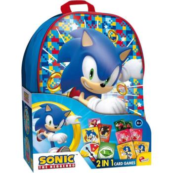 Sonic kártyajáték hátizsákban - Lisciani kép