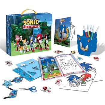 Sonic Kreatív színező szett táskában – Lisciani kép