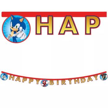 Sonic party banner kép