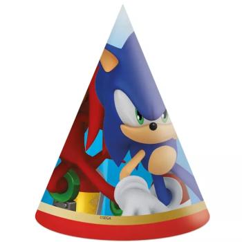 Sonic party kalap 6db-os szett kép