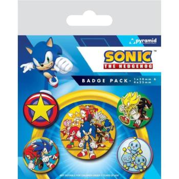 Sonic the Hedgehog (Speed Team) - Táska kitűző szett kép