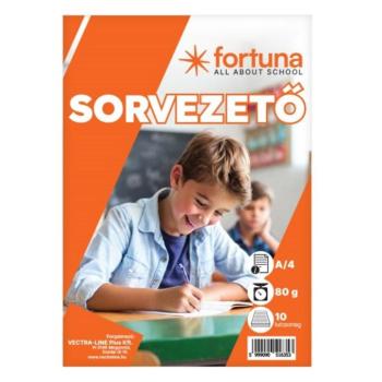 Sorvezető A/4 FORTUNA 10 lapos kép