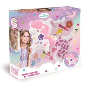 Sparkle & Glitter póni alakú emeletes sminkpaletta játékszett kép