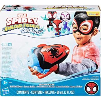 Spidey and His Amazing Friends Waterwebs Miles Morales buborékfújó - Hasbro kép