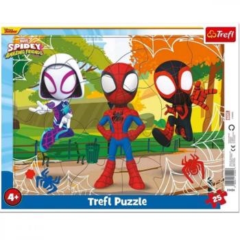 Spidey és csodálatos barátai 25 db-os keretes puzzle - Trefl kép