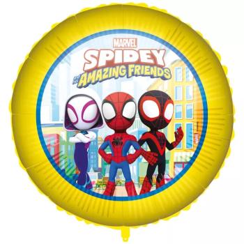 Spidey kör alakú fólia lufi 46cm kép