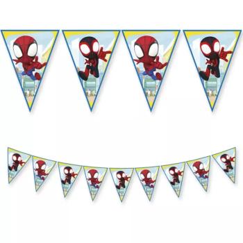 Spidey party zászlófüzér kép