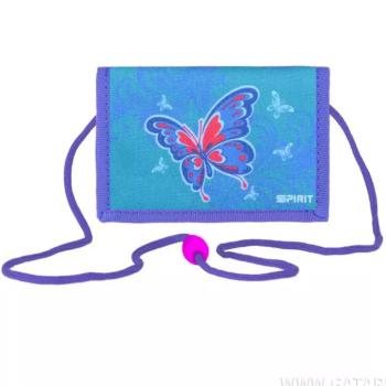 Spirit: Butterfly kék-lila tépőzáras pénztárca 12,5x8,5cm kép