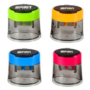 Spirit: Cappy 2 lyukú áttetsző tartályos ceruzahegyező több változatban kép