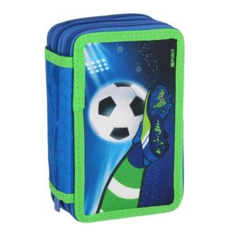 Spirit: Football foci mintás három szintes töltött tolltartó 28db-os kép