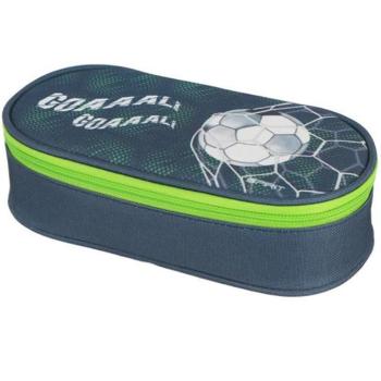 Spirit: Goal focilabda mintás ovális tolltartó 20x10x6cm kép