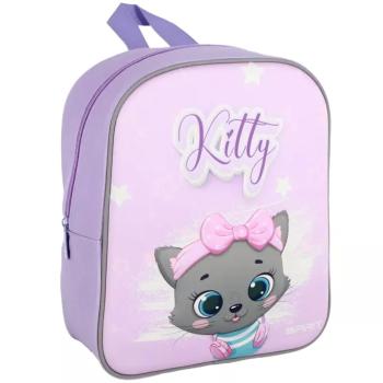 Spirit: Grey Kitty szürke cicás 3D mintás ovis lekerekített hátizsák 30x25x12cm kép
