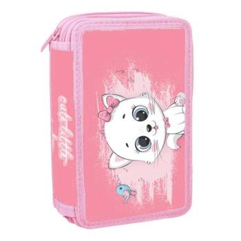 Spirit: Little Kitty cica mintás három szintes töltött tolltartó 28db-os kép