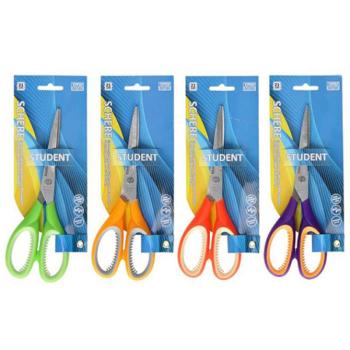 Spirit: Soft Grip student iskolai és irodai olló 21cm-es rozsdamentes pengével többféle színben 1db kép