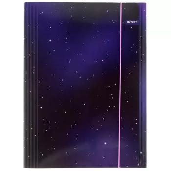 Spirit: Soft Purple csillagos űr gumis mappa A/4 kép