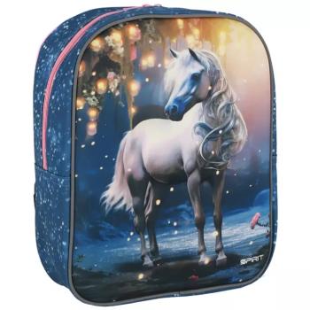 Spirit: White horse lovas 3D mintás lekerekített ovis hátizsák 30x25x12cm kép
