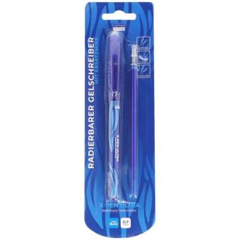 Spirit: X-Pen ultra radírozható kék zselés toll utántöltővel 0,7mm kép
